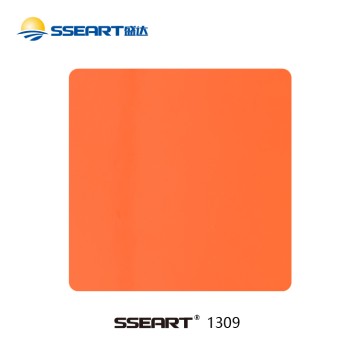 Indoor High-Gloss Fluorescent Orange Powder Coating