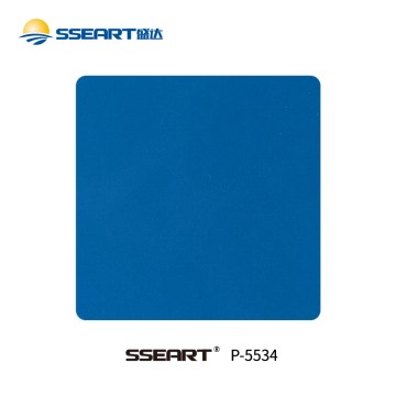 Durable Outdoor High Gloss Blue Powder Coating Finish