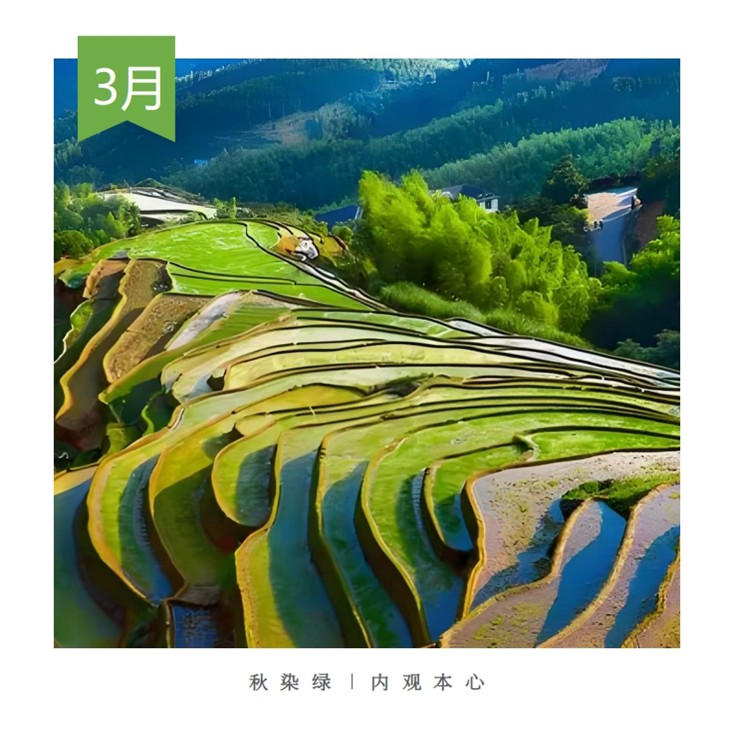 3、Autumn Green  Introspection of the Heart