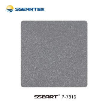 Outdoor Sand Texture Gray Glitter Powder Coating